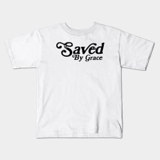 Saved by Grace Retro Kids T-Shirt